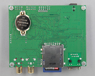 Bottom view of the PCB of model H0440