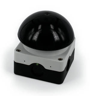 Black Dome Button